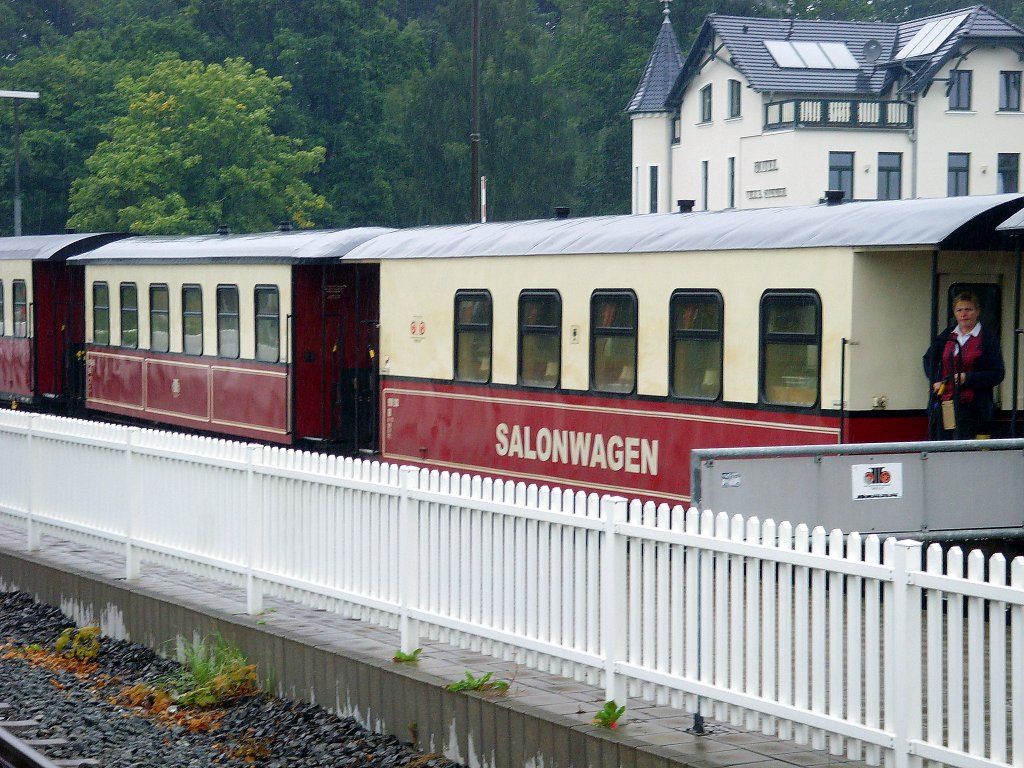 Schmalspurbahnwagen in Bad Doberan
